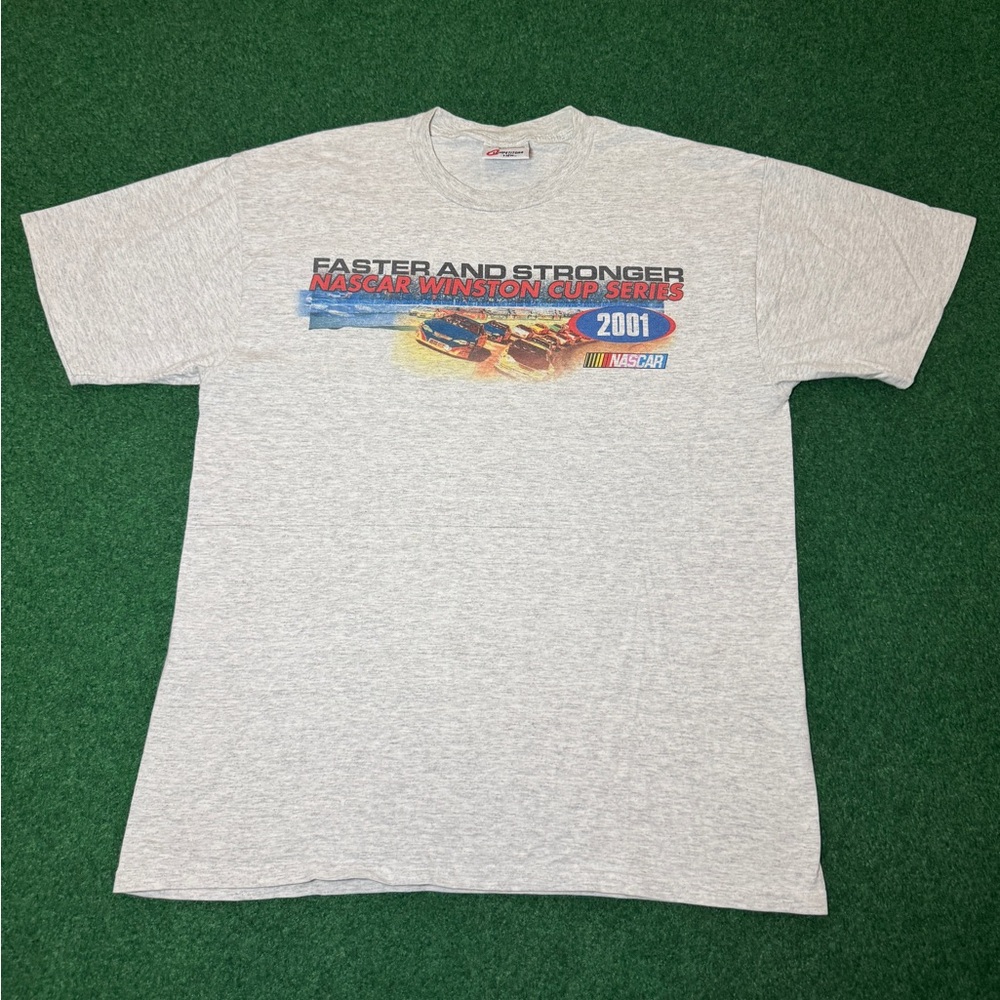 Y2K Nascar Winston Cup Series 2001 Vintage Racing Lrg Competitiors View T Shirt